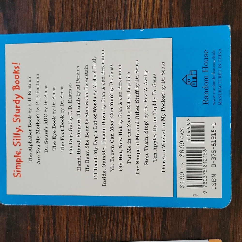 💥6 for $11💥Dr. Seuss Block Books - Picture 5 of 5